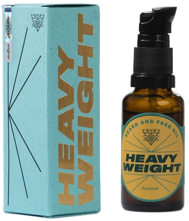 Öl für Bart und Gesicht - RareCraft Heavyweight Beard And Face Oil — Bild N1