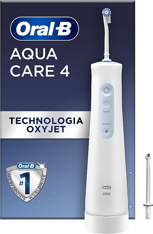Irrigator Oxyjet weiß-blau - Oral-B Power Oral Care Series 4 AquaCare Irygator MDH20.026.2  — Bild N2