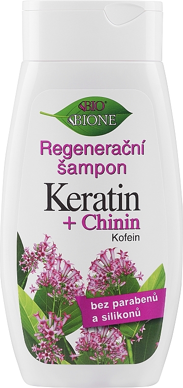 Regenerierendes Shampoo mit Keratin und Chinin - Bione Cosmetics Keratin + Quinine Regenerative Shampoo