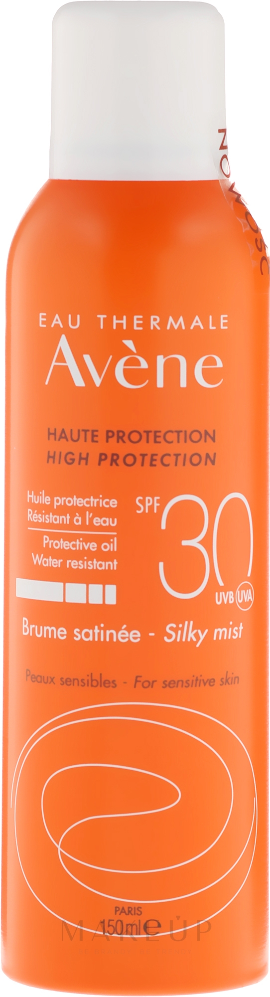 Wasserdichtes Sonnenschutzöl für empfindliche Haut SPF 30 - Avene Sun Care Silky Mist SPF 30 — Bild 150 ml