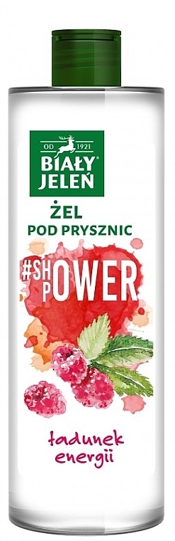 Duschgel mit Himbeerduft - Bialy Jelen #Shower Power Raspberry Shower Gel — Bild N1