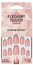 Falsche Fingernägel - Elegant Touch Glowing Apricot False Nails — Bild N1