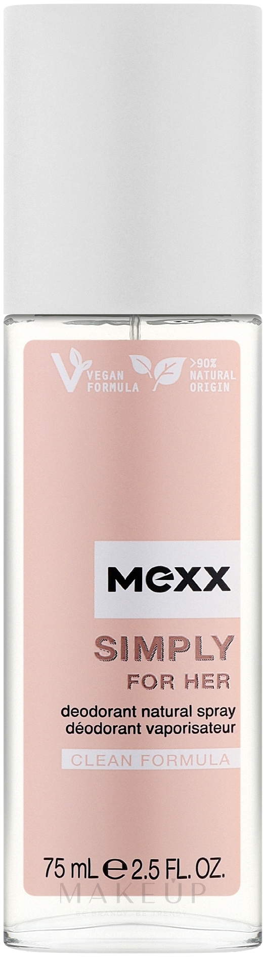 Mexx Simply For Her - Deospray — Bild 75 ml