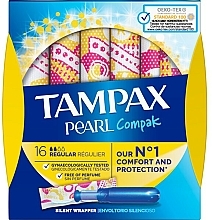 Tampons mit Applikator 18 St. - Tampax Pearl Compak Regular — Bild N1