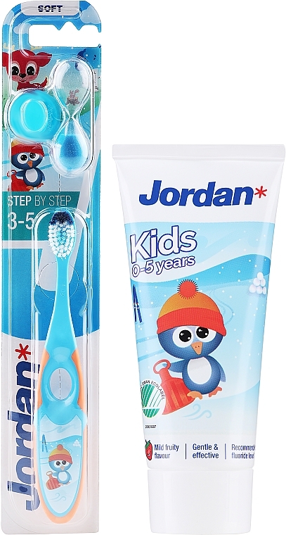 Zahnpflegeset Pinguin - Jordan (Zahnbürste 1 St. + Zahnpasta 50ml) — Bild N1