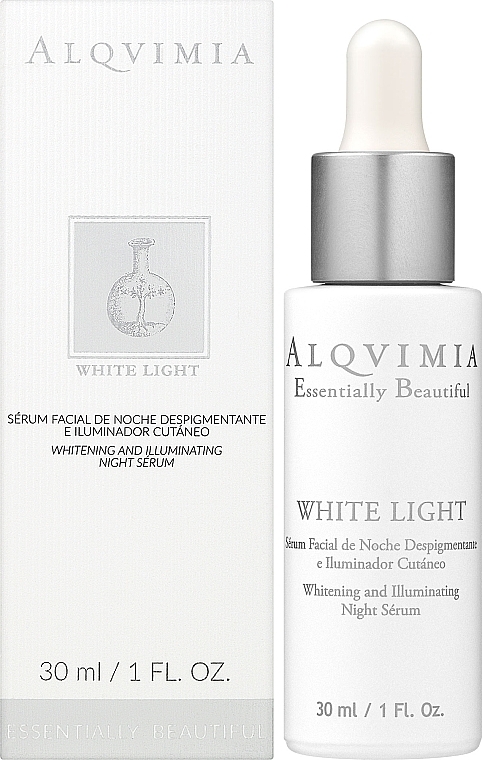 Aufhellendes Gesichtsserum für die Nacht - Alqvimia Serum White Light — Bild N2