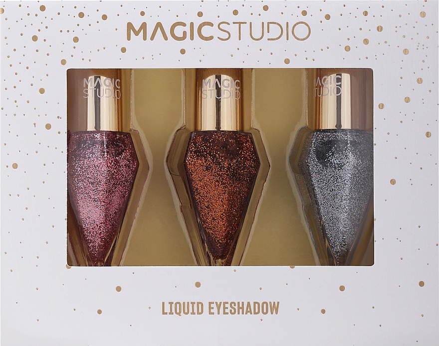 Flüssiges Lidschatten-Set mit Glitzer - Magic Studio Liquid Eyeshadow — Bild N3