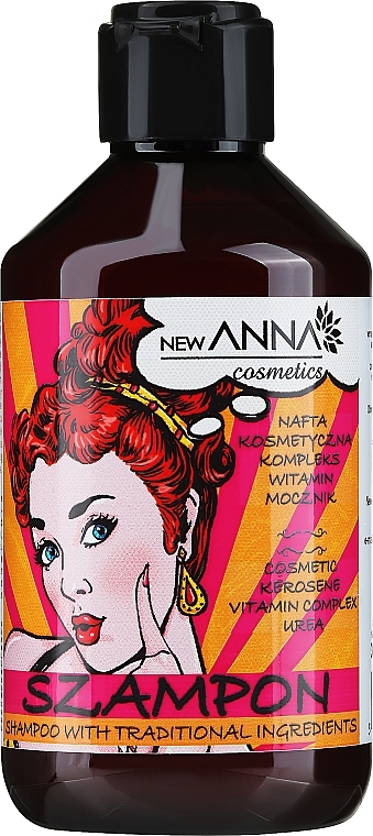 Haarshampoo mit kosmetischem Kerosin und Harnstoff - New Anna Cosmetics Hair Shampoo — Bild N1