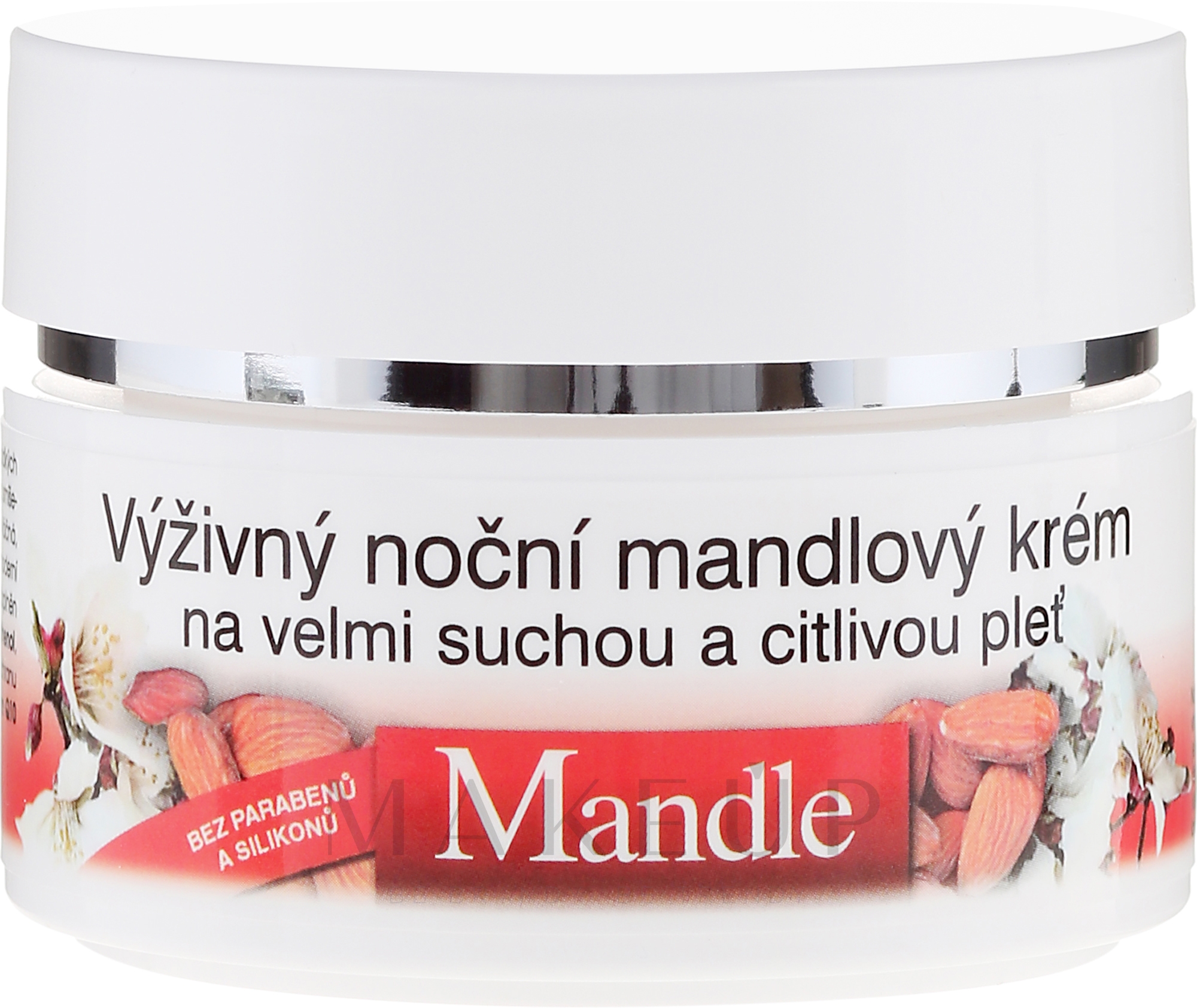 Pflegende Nachtcreme mit Mandelöl - Bione Cosmetics Nourishing Night Cream For Very Dry And Sensitive Skin — Bild 51 ml