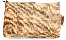 Kosmetiktasche aus Leinen, beige - IDC Institute Linen Cosmetic Bag — Bild N1