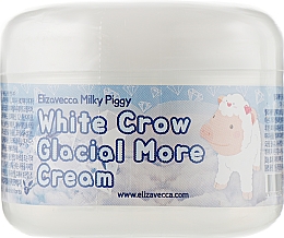 Aufhellende und feuchtigkeitsspendende Anti-Falten Gesichtscreme - Elizavecca Face Care Milky Piggy White Crow Glacial More Cream — Foto N2