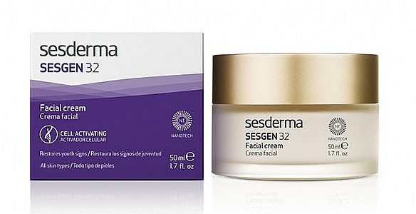 Nährende und zellaktivierende Gesichtscreme - SesDerma Laboratories Sesgen 32 Cell Activating Cream — Bild N2