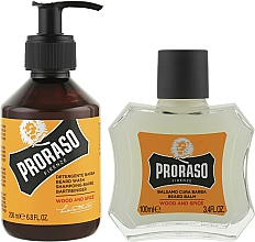 Bartpflegeset - Proraso Wood And Spice (Bartshampoo 200ml + Bartbalsam 100ml) — Bild N2