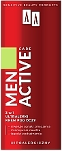 Ultraleichte Augencreme 3in1 - AA Cosmetics Men Active Care — Bild N2