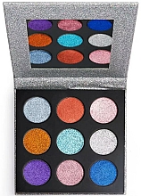 Lidschattenpalette mit Glitzer - Makeup Revolution Pressed Glitter Palette Illusion — Bild N3