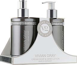 Düfte, Parfümerie und Kosmetik Handpflegeset - Vivian Gray Grey Crystal (Flüssige Cremeseife 250ml + Handlotion 250ml)
