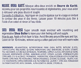 Feuchtigkeitsspendende Gesichtscreme-Maske mit Sheabutter - Institut Karite Milk Cream Shea Mask — Bild N3