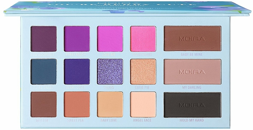 Lidschatten-Palette - Moira You're Berry Cute Pressed Pigments Palette  — Bild N1