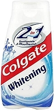 Düfte, Parfümerie und Kosmetik 2in1 Zahnpasta - Colgate Whitening 2 In 1 Toothpaste & Mouthwash