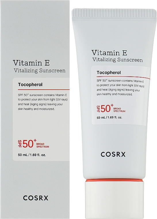 Sonnenschutzcreme mit Vitamin E - Cosrx Vitamin E Vitalizing Sunscreen SPF 50+ — Bild N2