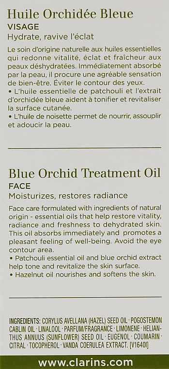 Gesichtsöl mit blauer Orchidee - Clarins Aroma Blue Orchid Face Treatment Oil — Bild N3