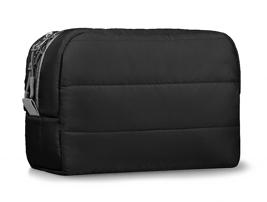 Gesteppte Handtasche schwarz Classy - MAKEUP Cosmetic Bag Black — Bild N1