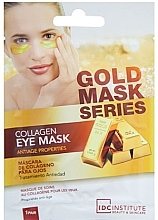 Düfte, Parfümerie und Kosmetik Hydrogel-Maske für die Augenkontur mit Kollagen - IDC Institute Gold Collagen Eye Mask