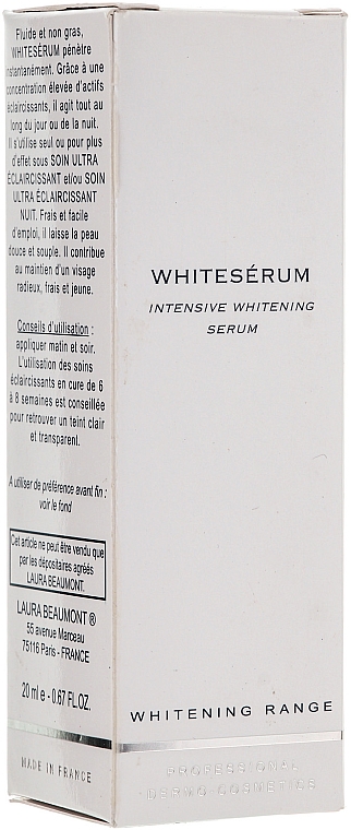 Aufhellendes Serum - Laura Beaumont Whiteserum Intensive Whitening Serum — Bild N1