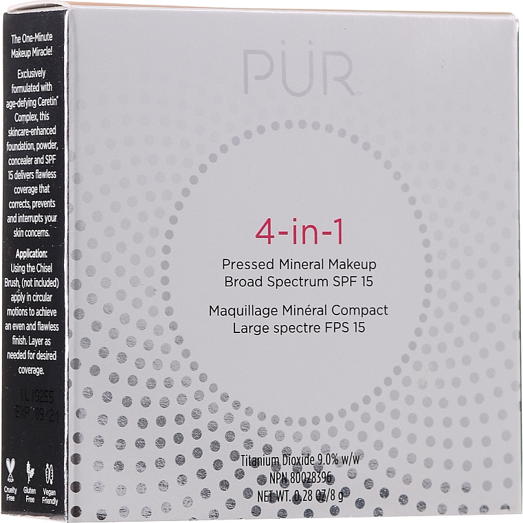 4in1 Mineral-Foundation - Pur 4-In-1 Pressed Mineral Makeup SPF15 — Bild N1