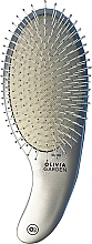 Haarbürste - Olivia Garden Expert Care Nylon Bristles Silver — Bild N1