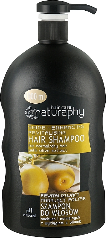 Revitalisierendes Shampoo mit Olivenextrakt für normales und trockenes Haar - Naturaphy Hair Shampoo — Bild N2