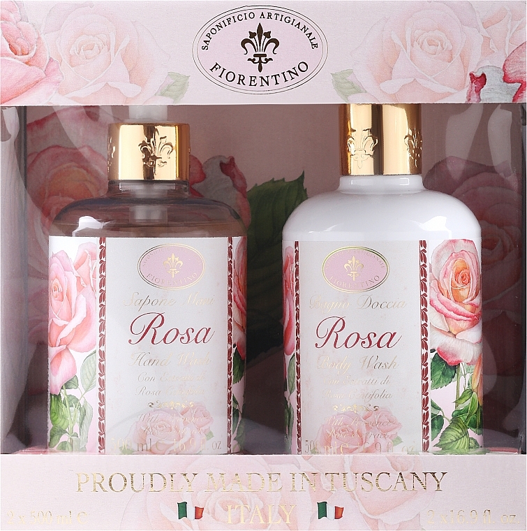 Körperpflegeset - Saponificio Artigianale Fiorentino Rose  — Bild N1