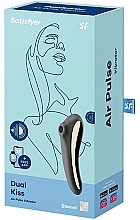 Klitoris-Stimulator 19 cm schwarz - Satisfyer Dual Kiss — Bild N2