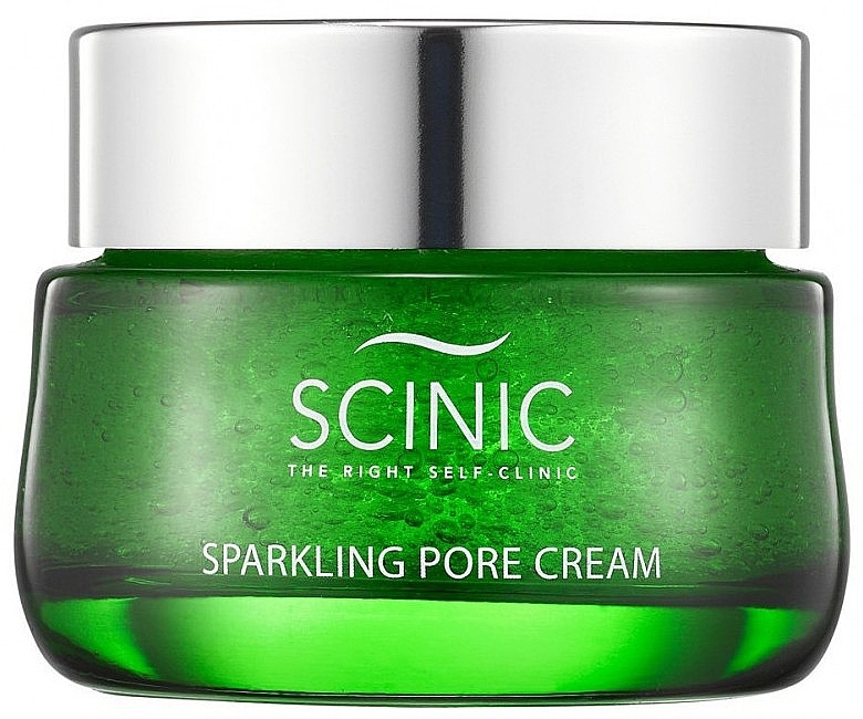 Feuchtigkeitsspendende Gel-Creme für fettige Haut und Mischhaut - Scinic Sparkling Pore Cream	 — Bild N1