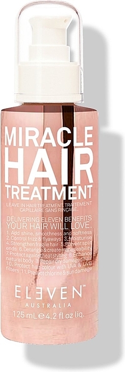 Haarserum - Eleven Australia Rose Gold Miracle Hair Treatment Limited Edition — Bild N1