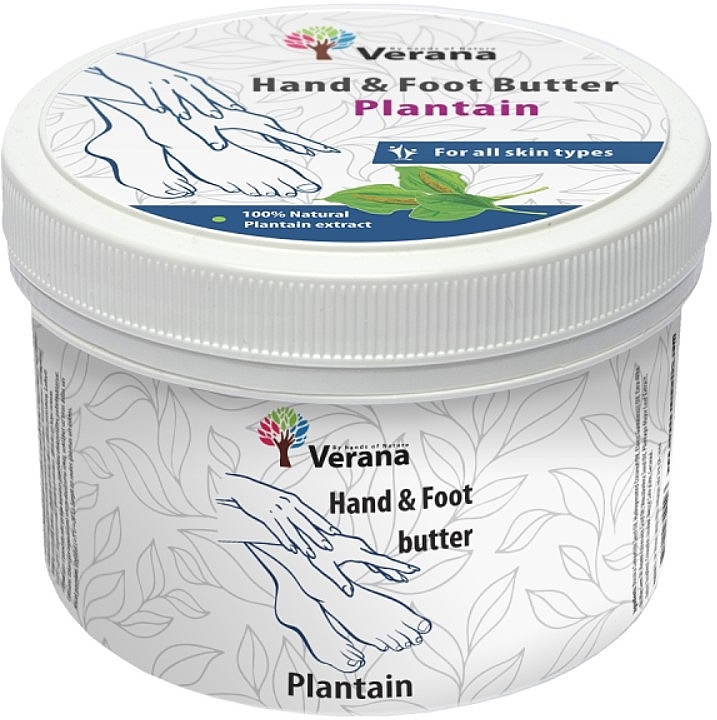 Hand- und Fußöl - Verana Hand & Foot Butter Plantain — Bild N1