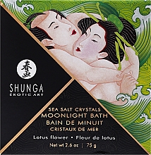 Düfte, Parfümerie und Kosmetik Schäumendes Badesalz mit Lotusblütenduft - Shunga Oriental Crystals Bath Salts Lotus Flower
