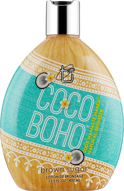 Solariumcreme mit Kokosmilch mit rosa Salz - Tan Incorporated Coco Boho 200X Brown Sugar Tanning Lotion — Bild N1