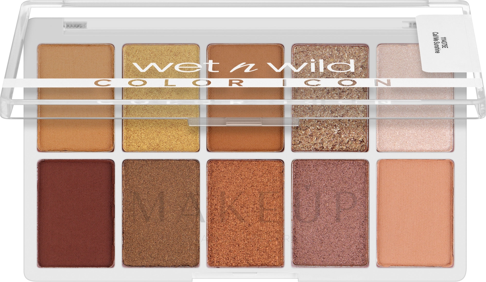 Lidschatten-Palette - Wet N Wild Color Icon 10-Pan Eyeshadow Palette — Bild Call Me Sunshine