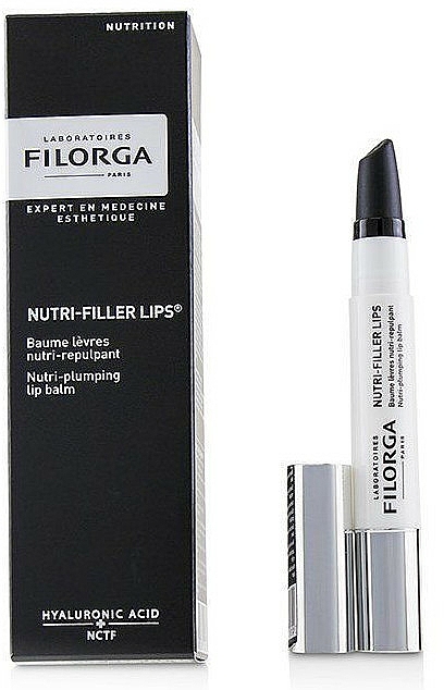 3in1 Pflegendes Lippenbalsam-Öl mit Hyaluronsäure - Filorga Nutri-Filler Lips — Bild N1