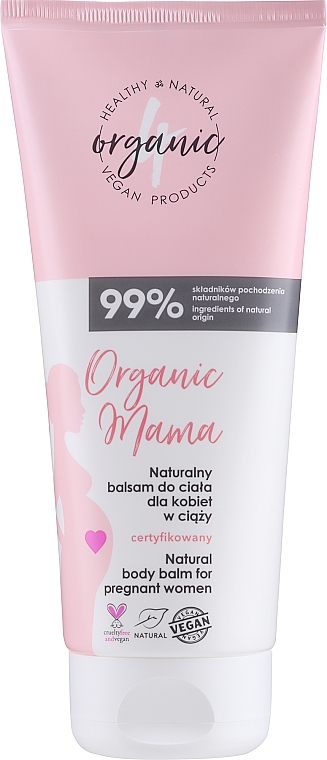 Natürliche Körperlotion für Mütter und Schwangere - 4Organic Organic Mama Natural Body Lotion — Bild N1