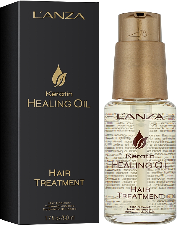 Reichhaltige Ölbehandlung mit Keratin für übermässig beschädigtes Haar - Lanza Keratin Healing Oil Hair Treatment — Bild N1