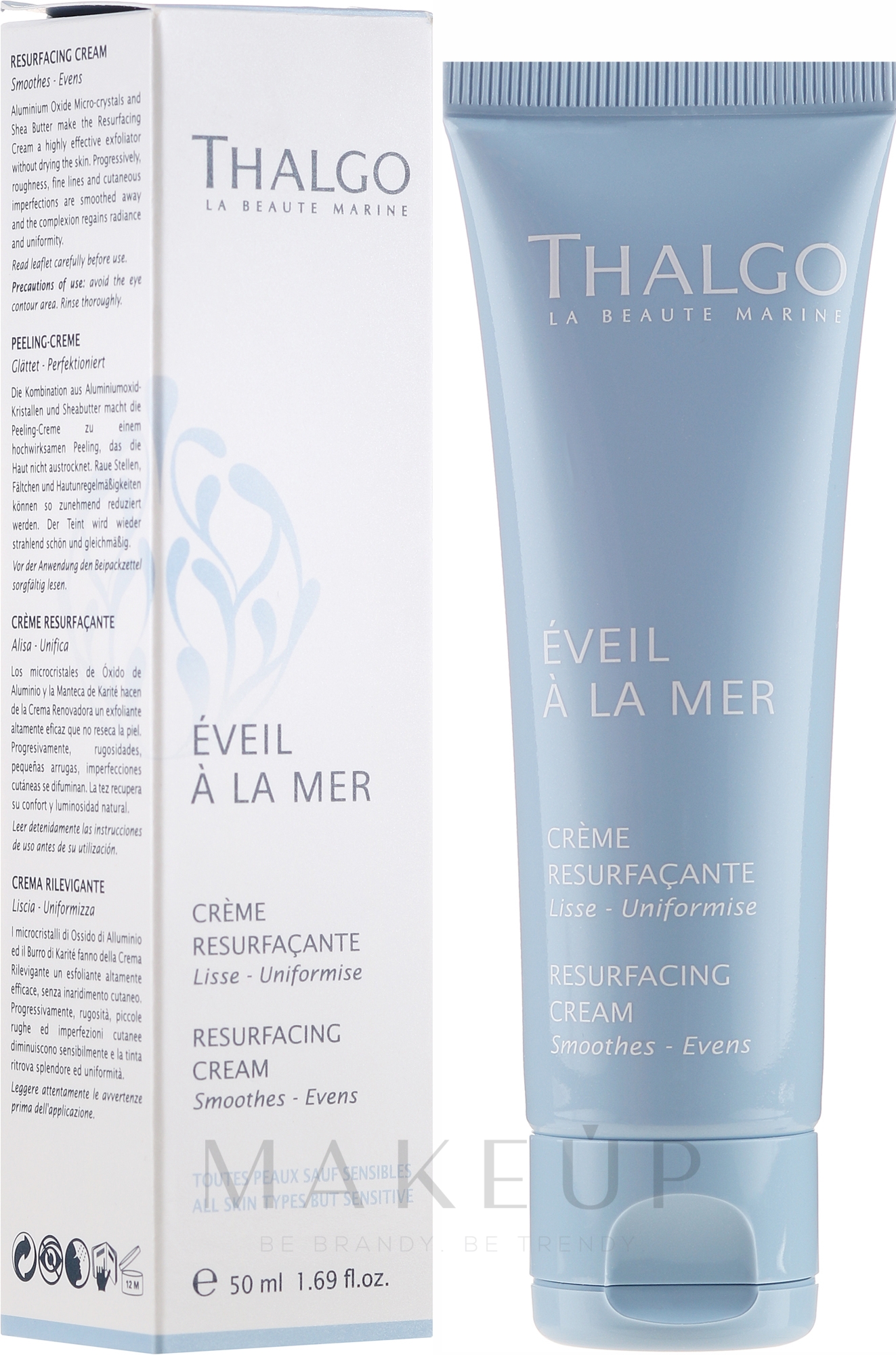 Erfrischende Hautcreme - Thalgo Resurfacing Cream — Bild 50 ml
