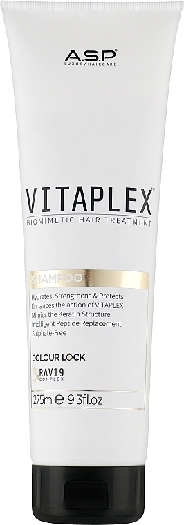 Feuchtigkeitsspendendes und kräftigendes Shampoo für coloriertes Haar - Affinage Salon Professional Vitaplex Shampoo — Bild N1