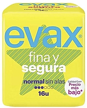 Hygiene-Damenbinden ohne Flügeln Normal 16 St. - Evax Fina & Segura — Bild N1