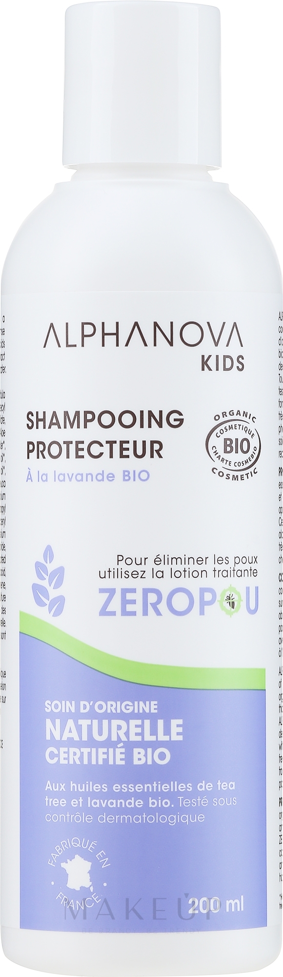 Kindershampoo gegen Kopfläuse - Alphanova Kids Shampoo — Bild 200 ml