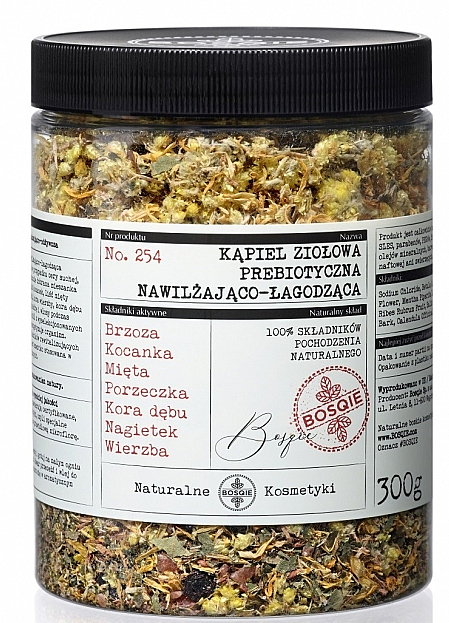 Natürliches Badesalz mit präbiotischen Kräutern - Bosqie Prebiotic Moisturizing Herb Bath — Bild N1