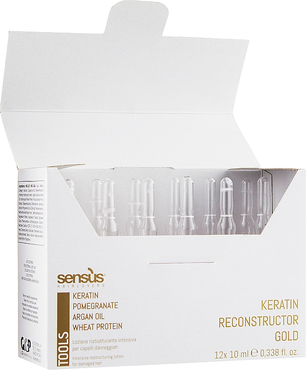 Keratin-Ampullen für den Haaraufbau - Sensus Tools Keratin Reconstructor — Bild N3