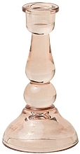 Kerzenhalter aus Glas - Paddywax Tall Glass Taper Holder Pink — Bild N1