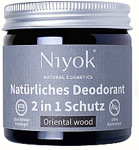 Düfte, Parfümerie und Kosmetik Natürliches Deodorant Oriental wood - Niyok Natural Cosmetics